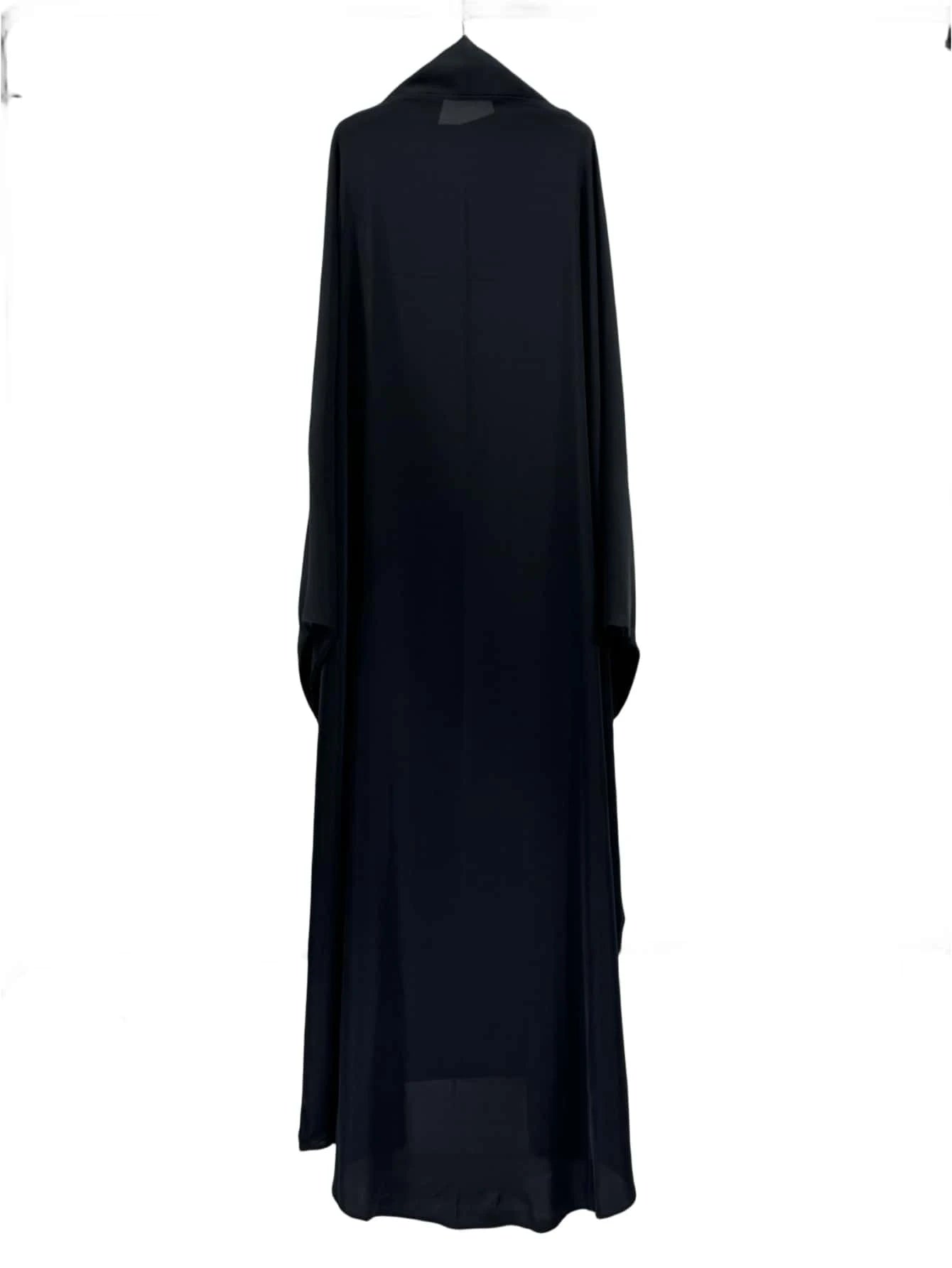 1Pc Women'S Solid Color Extended Hijab for Daily Use Women Abaya Accessories